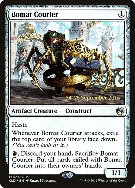 Bomat Courier, Magic card PKLD 199s — Kaladesh Promos set