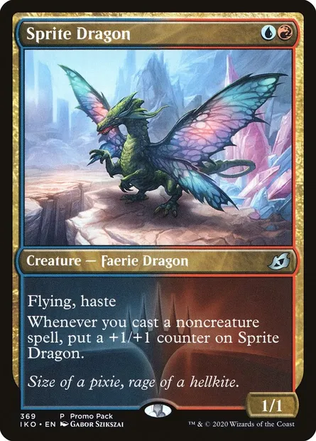 Sprite Dragon, Magic card IKO 369 — Ikoria: Lair of Behemoths set