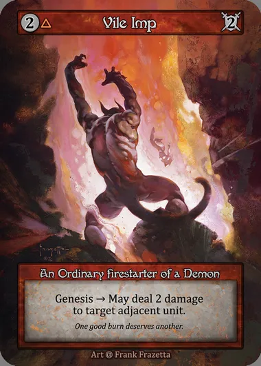 Vile Imp, Sorcery card ALP 179 — Alpha set