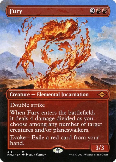 Fury, Magic card MH2 313 — Modern Horizons 2 set