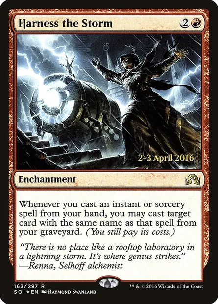 Harness the Storm, Magic card PSOI 163s — Shadows over Innistrad Promos set