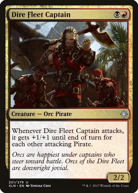 Dire Fleet Captain, Magic card XLN 221 — Ixalan set