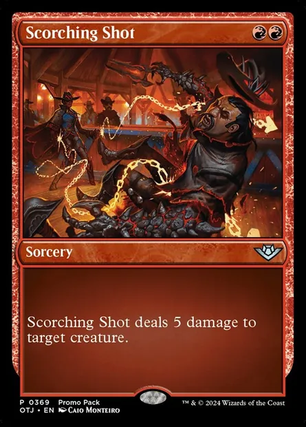 Scorching Shot, Magic card OTJ 369 — Outlaws of Thunder Junction set