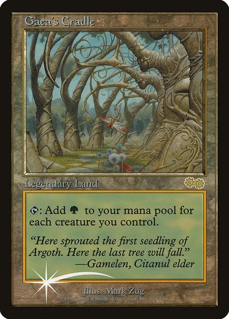 Gaea's Cradle, Magic card JGP 3 — Judge Gift Cards 1998 set