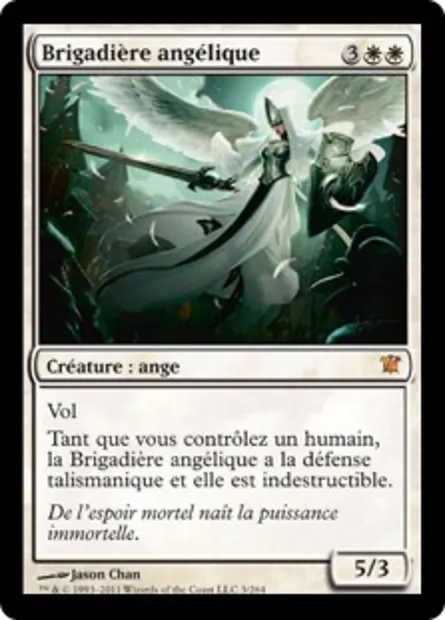 Brigadière angélique, carte Magic ISD 3 — extension Innistrad