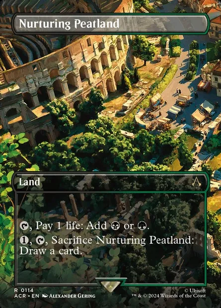 Nurturing Peatland, Magic card ACR 114 — Assassin's Creed set