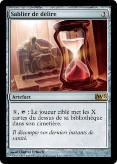 Sablier de délire, carte Magic M13 216 — extension Magic 2013