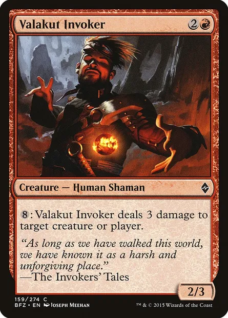 Valakut Invoker, Magic card BFZ 159 — Battle for Zendikar set
