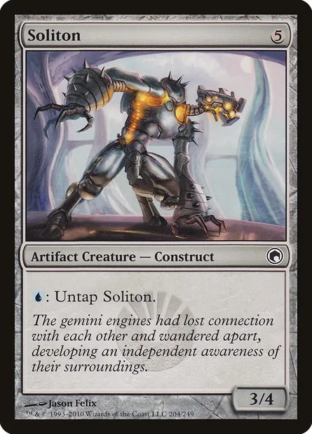 Soliton, Magic card SOM 204 — Scars of Mirrodin set