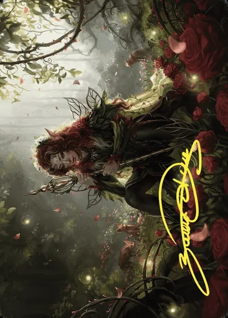 Yenna, Redtooth Regent // Yenna, Redtooth Regent, Magic card AWOE 35 — Wilds of Eldraine Art Series set