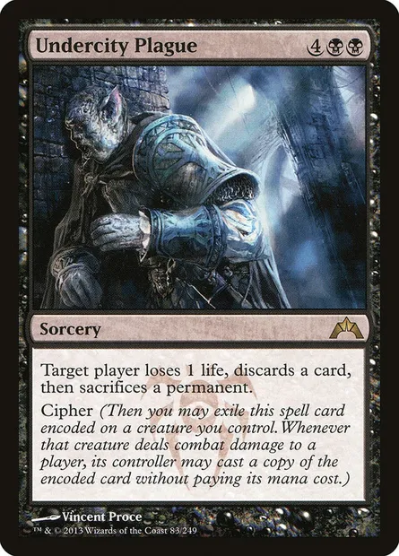 Undercity Plague, Magic card GTC 83 — Gatecrash set