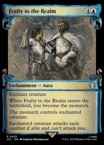 Allégeance au royaume, carte Magic LTC 423 — extension Tales of Middle-earth Commander