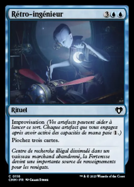 Rétro-ingénieur, carte Magic CMM 116 — extension Commander Masters