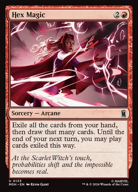 Hex Magic, Magic card MSH 133 — Marvel Super Heroes set