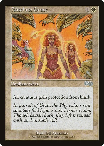 Absolute Grace, Magic card USG 1 — Urza's Saga set