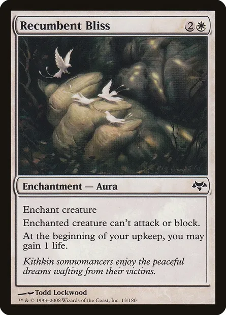 Recumbent Bliss, Magic card EVE 13 — Eventide set