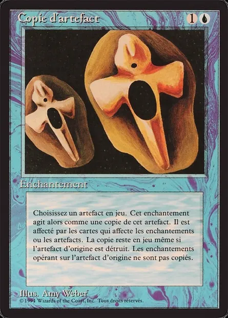 Copy Artifact, Magic card FBB 53 — Foreign Black Border set
