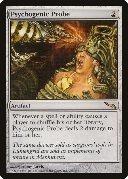 Sonde psychogénique, carte Magic MRD 231 — extension Mirrodin
