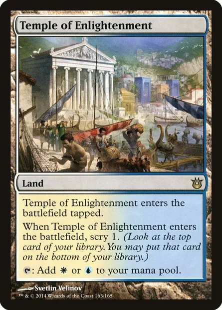 Temple of Enlightenment, Magic card BNG 163 — Born of the Gods set