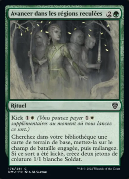 Scout the Wilderness, carte Magic DMU 176 — extension Dominaria Uni