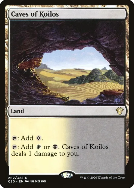 Caves of Koilos, Magic card C20 262 — Commander 2020 set