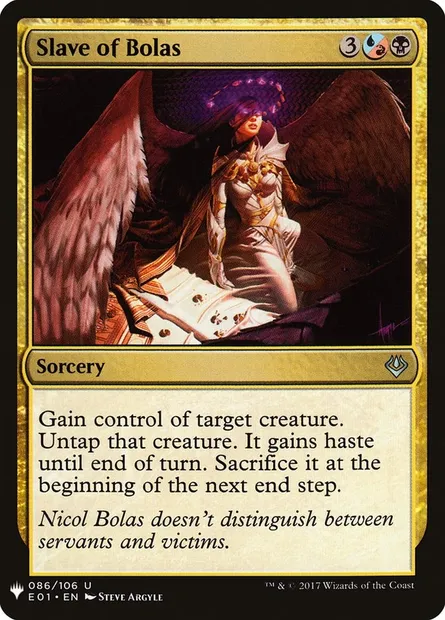 Slave of Bolas, Magic card PLST E01-86 — The List set