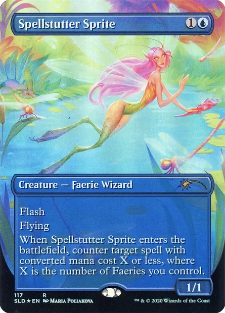 Spellstutter Sprite, Magic card SLD 117 — Secret Lair Drop set