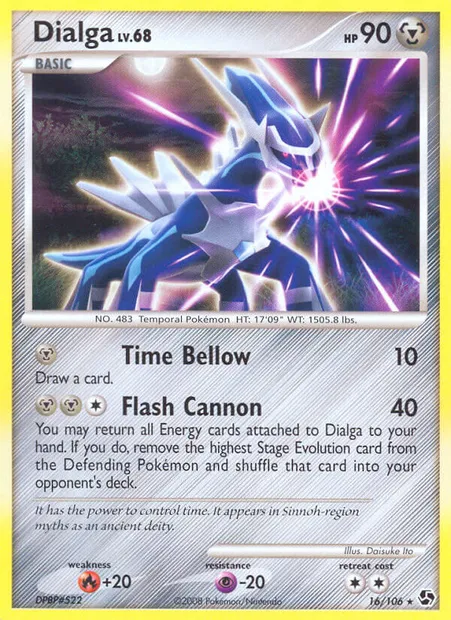 Dialga, Pokémon card GE 16 — Great Encounters set