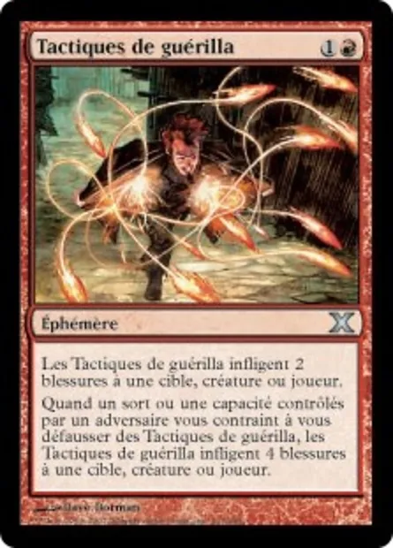 Tactiques de guérilla, carte Magic 10E 211 — extension Dixième édition