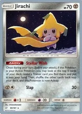 Jirachi, carte Pokémon WCD19 099 — extension World Championship Decks 2019