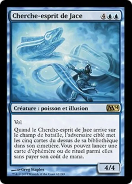 Cherche-esprit de Jace, carte Magic M14 61 — extension Magic 2014