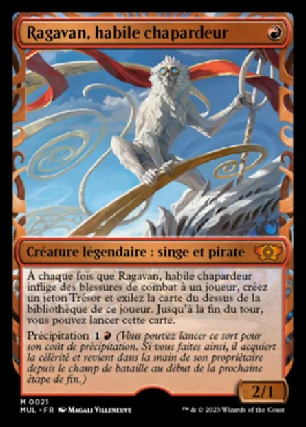 Ragavan, habile chapardeur, carte Magic MUL 21 — extension Multiverse Legends