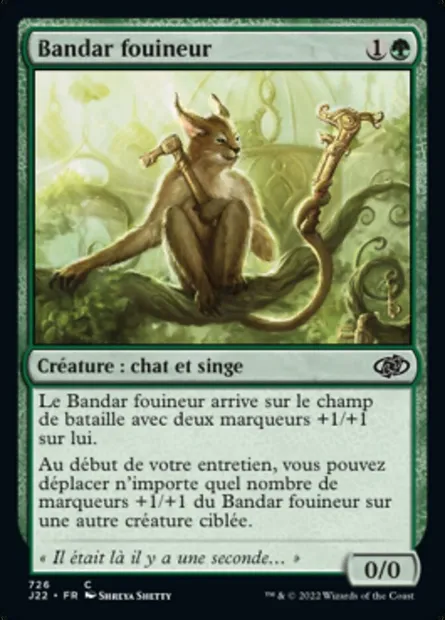 Bandar fouineur, carte Magic J22 726 — extension Jumpstart 2022
