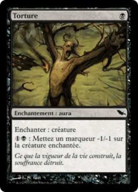 Torture, carte Magic SHM 80 — extension Sombrelande