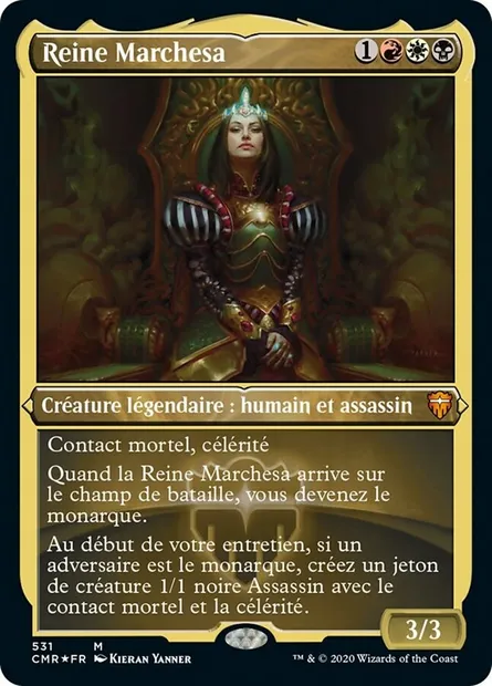 Reine Marchesa, carte Magic CMR 531 — extension Commander Legends