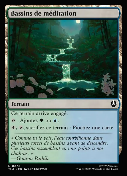 Bassins de méditation, carte Magic TLA 272 — extension Avatar: The Last Airbender