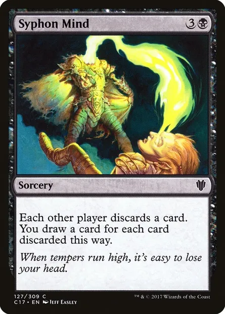 Syphon Mind, Magic card C17 127 — Commander 2017 set