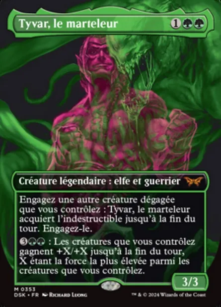 Tyvar, le marteleur, carte Magic DSK 353 — extension Duskmourn: House of Horror