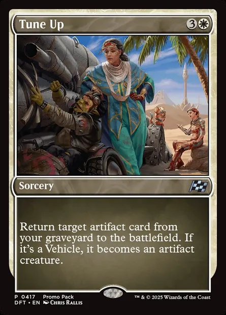 Réglages peaufinés, carte Magic DFT 417 — extension Aetherdrift