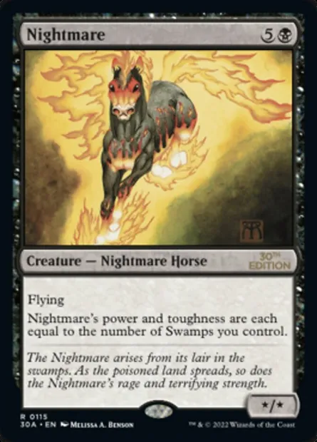 Nightmare, Magic card 30A 115 — 30th Anniversary Edition set