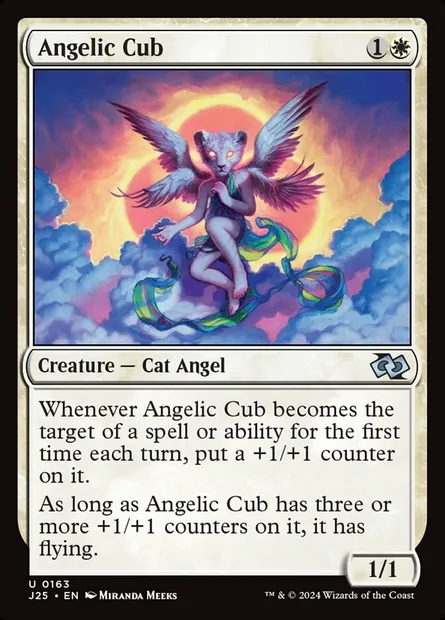 Angelic Cub, Magic card J25 163 — Foundations Jumpstart set