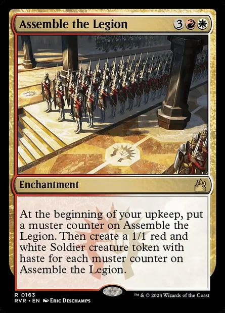 Assemble the Legion, Magic card RVR 163 — Ravnica Remastered set