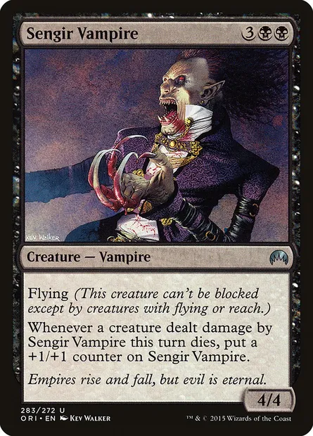 Sengir Vampire, Magic card ORI 283 — Magic Origins set