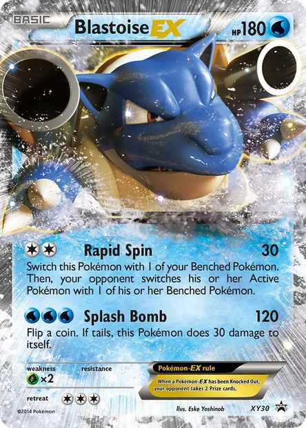 Blastoise EX, Pokémon card XY 30 — XY Black Star Promos set