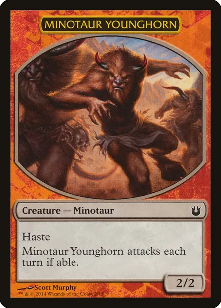 Minotaur Younghorn, Magic card TBTH 2 — Battle the Horde set