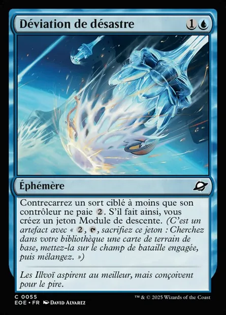 Déviation de désastre, carte Magic EOE 55 — extension Edge of Eternities