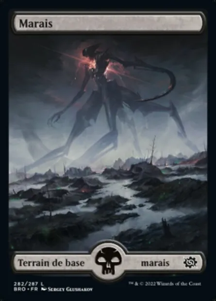 Marais, carte Magic BRO 282 — extension La Guerre Fratricide
