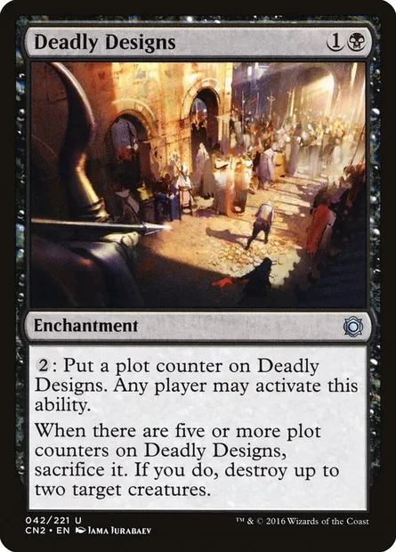 Deadly Designs, Magic card CN2 42 — Conspiracy: Take the Crown set