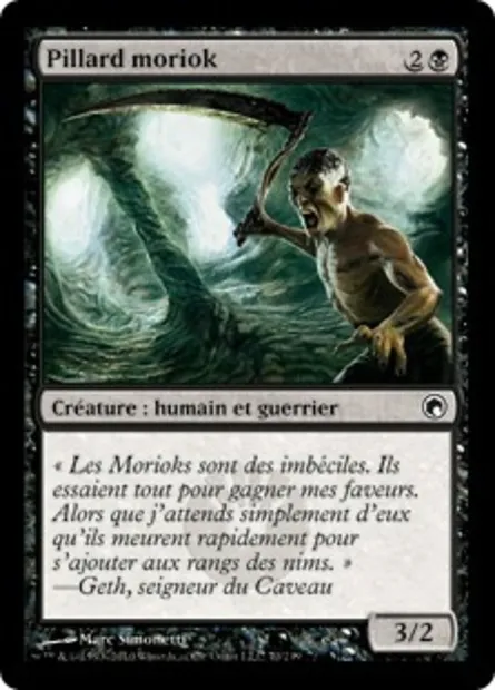 Pillard moriok, carte Magic SOM 70 — extension Cicatrices de Mirrodin