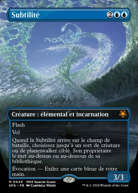 Subtilité, carte Magic SPG 45 — extension Special Guests